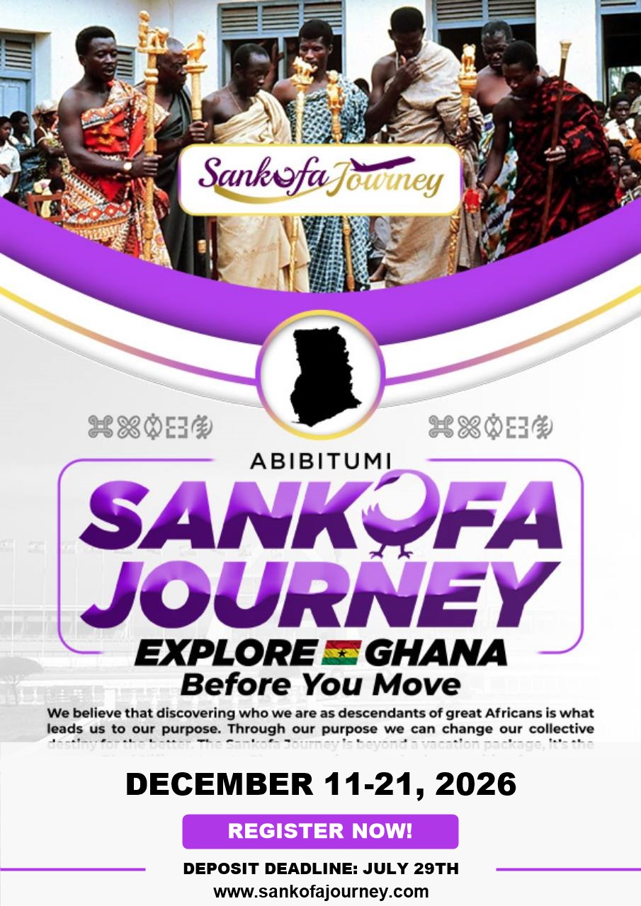 Sankɔfa Journey 2026 to Ghana, December 11-21, 2026