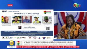 Read more about the article Watch: Ɔbenfo Ọbádélé Kambon on Mothers TV — Open D.O.O.R. Dialogues